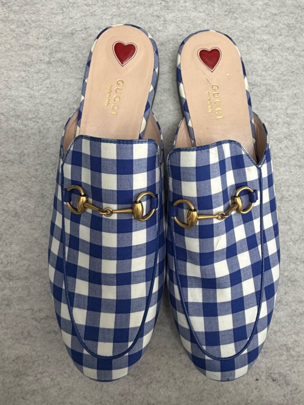 Gucci Canvas Mules